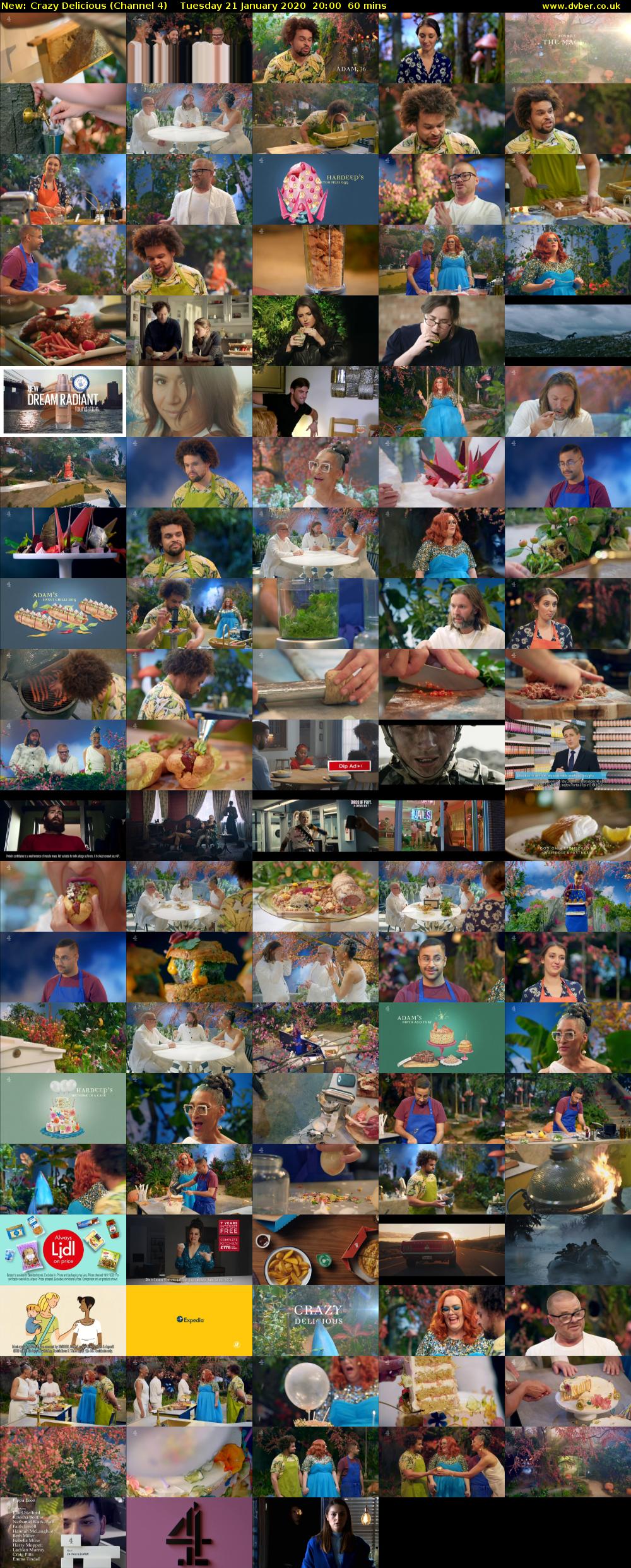 Crazy Delicious (Channel 4) Tuesday 21 January 2020 20:00 - 21:00