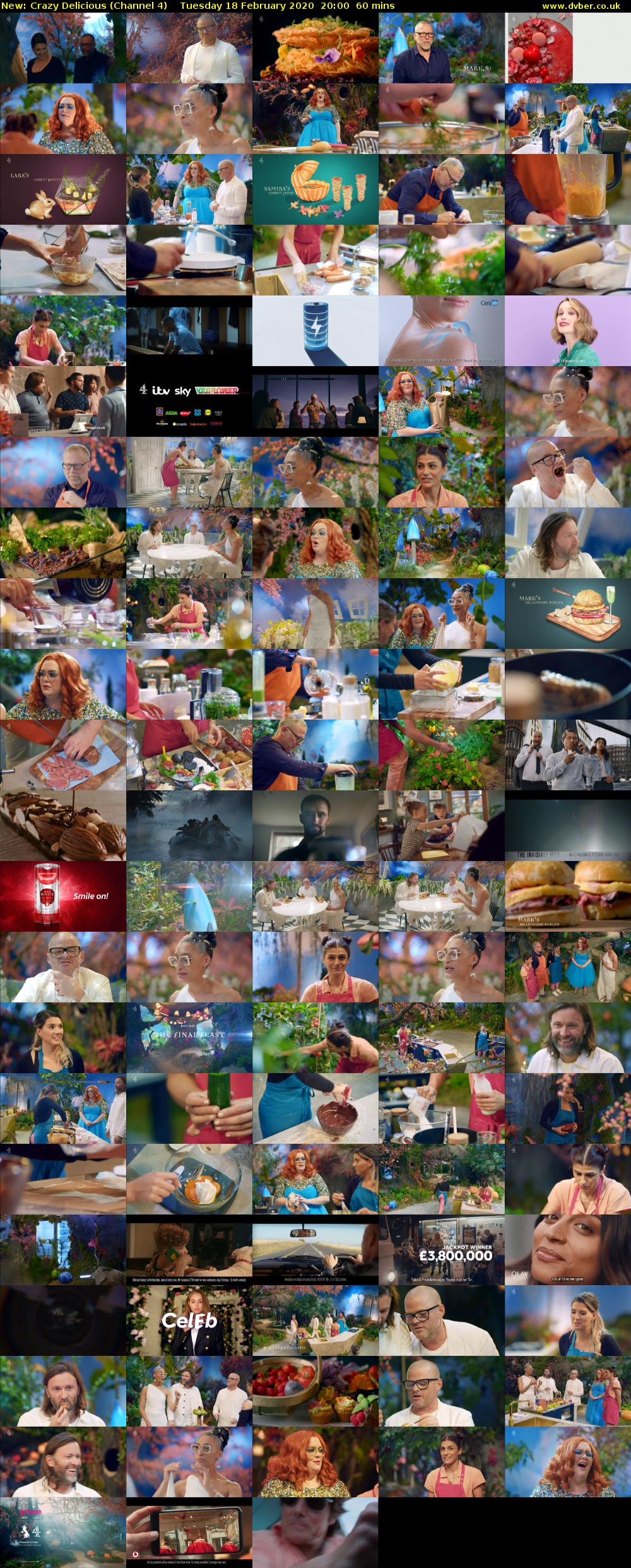 Crazy Delicious (Channel 4) Tuesday 18 February 2020 20:00 - 21:00