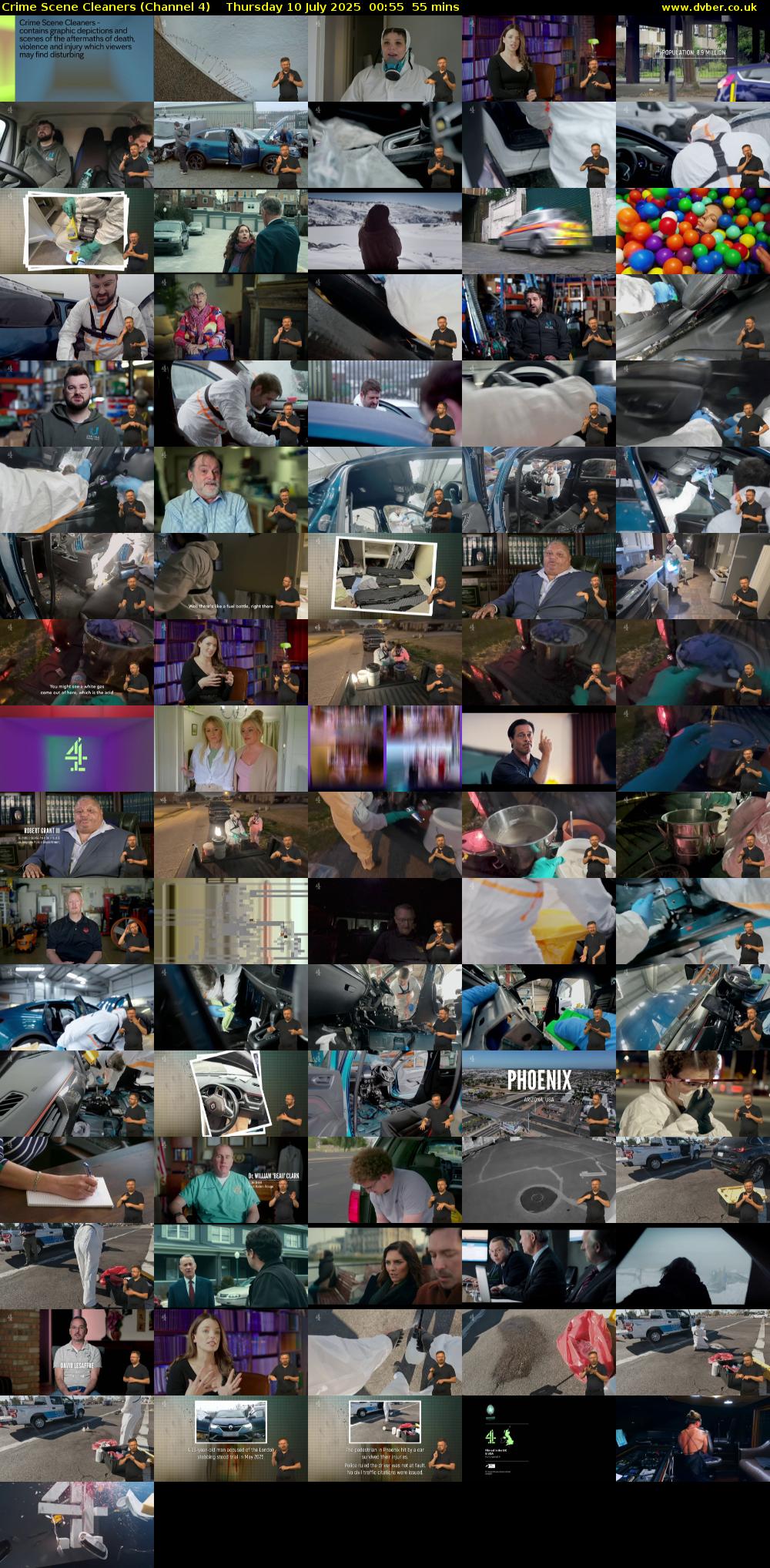 Crime Scene Cleaners (Channel 4) Thursday 10 July 2025 00:55 - 01:50