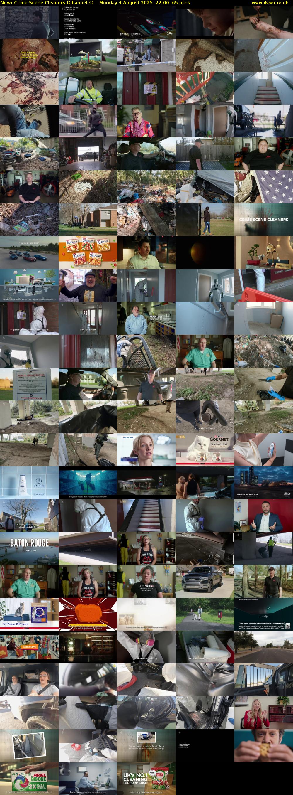 Crime Scene Cleaners (Channel 4) Monday 4 August 2025 22:00 - 23:05