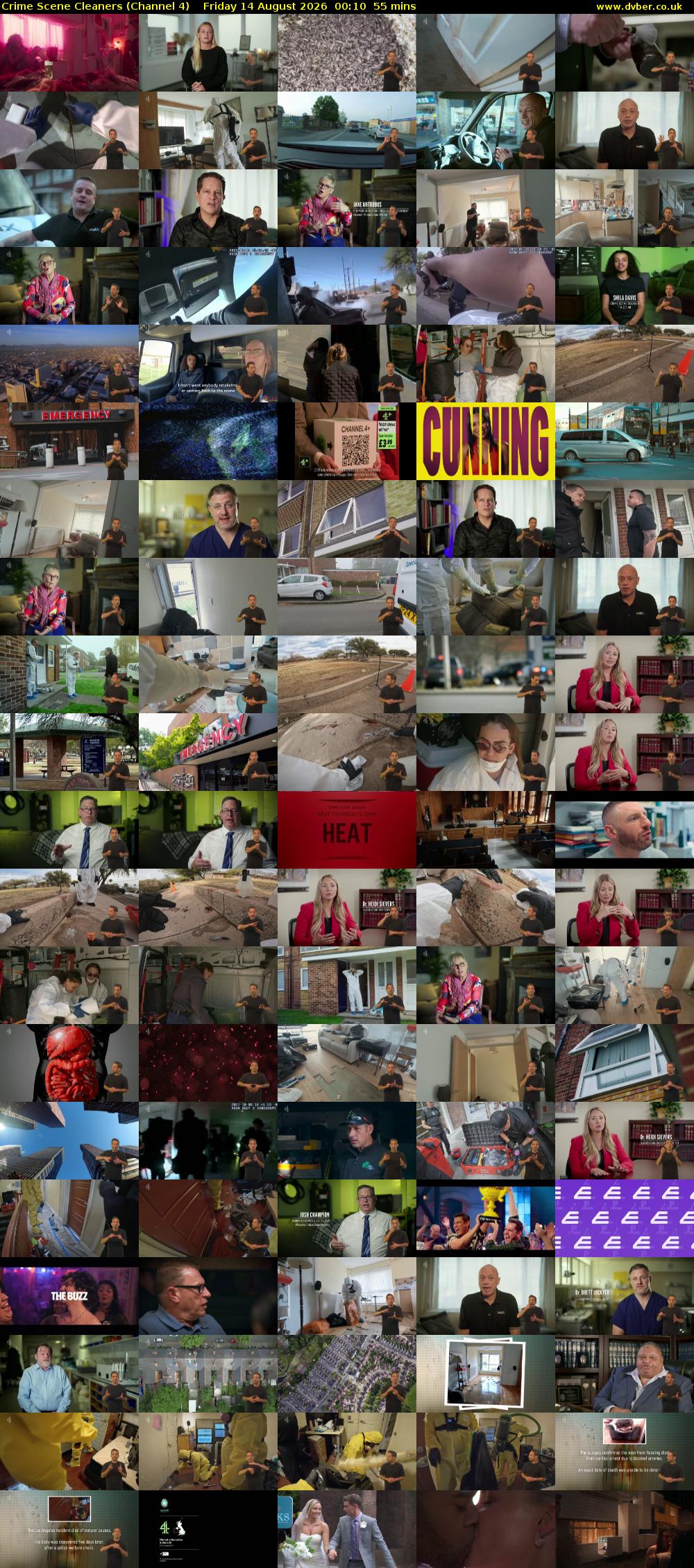 Crime Scene Cleaners (Channel 4) Friday 14 August 2026 00:10 - 01:05
