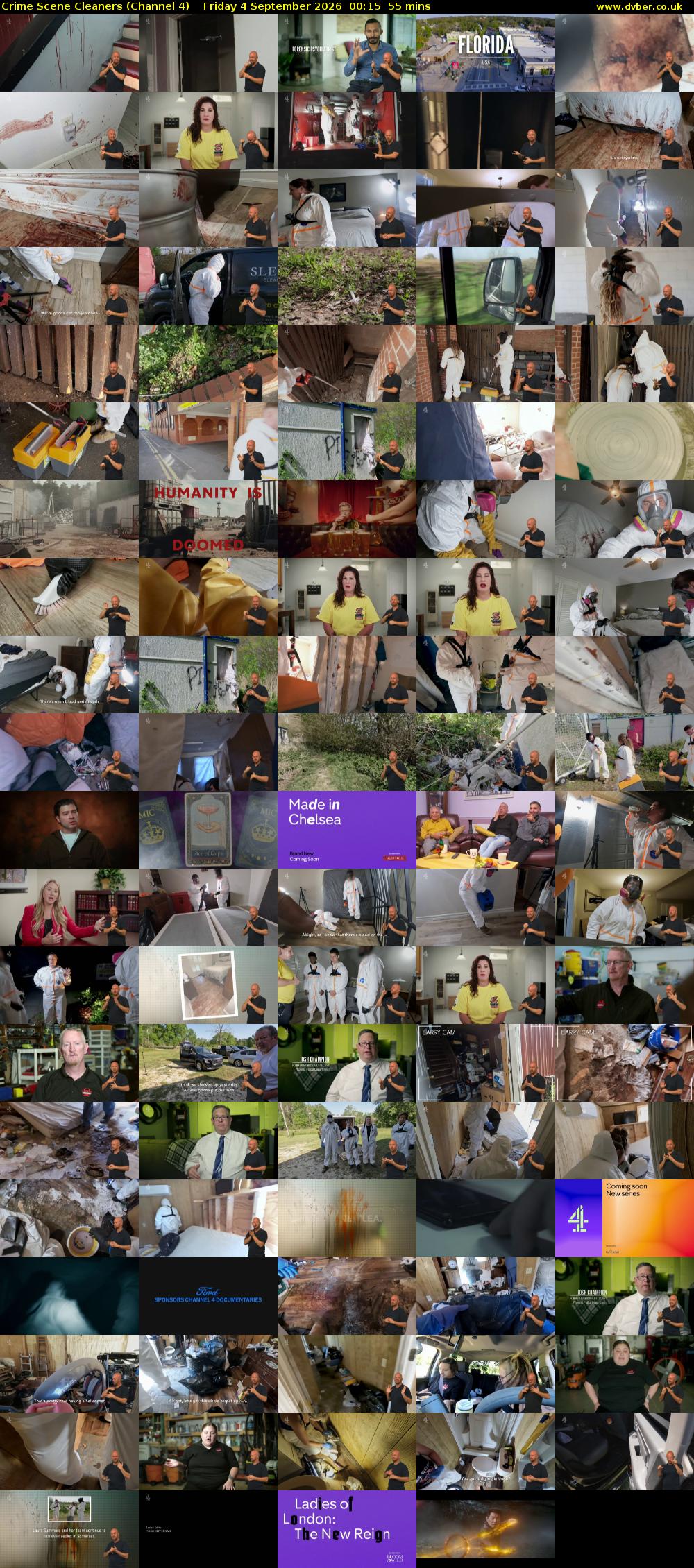 Crime Scene Cleaners (Channel 4) Friday 4 September 2026 00:15 - 01:10