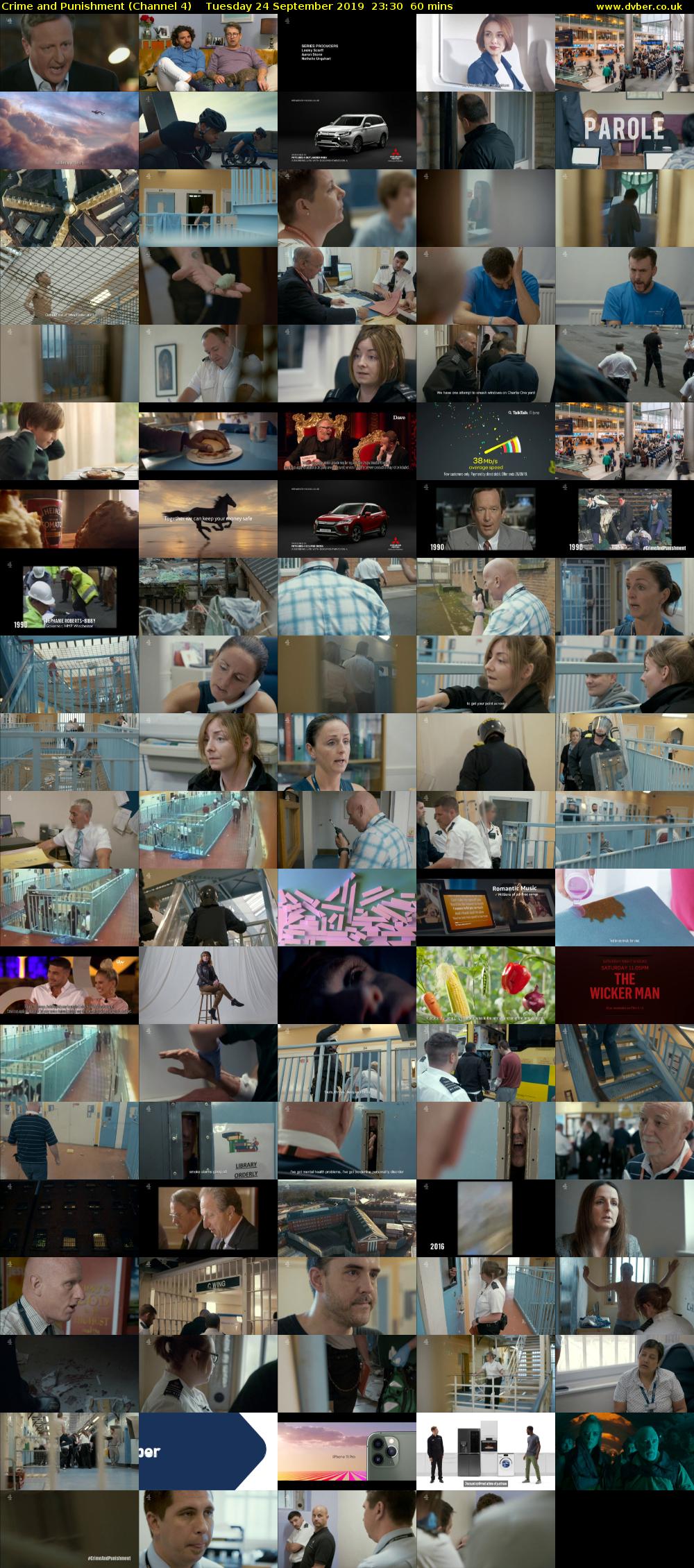 Crime and Punishment (Channel 4) Tuesday 24 September 2019 23:30 - 00:30