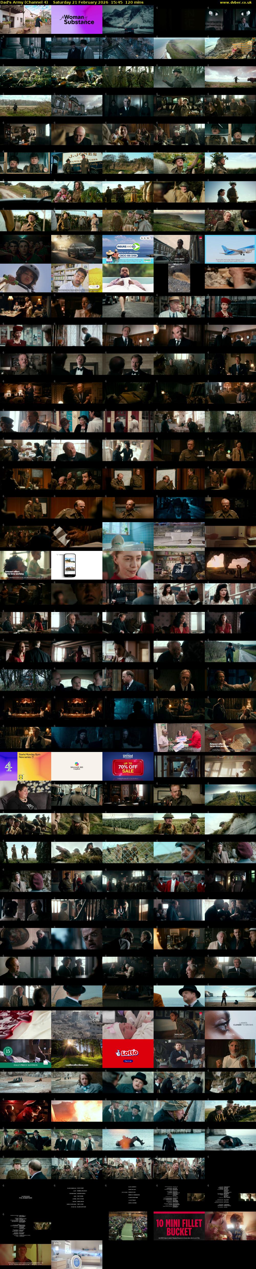 Dad's Army (Channel 4) Saturday 21 February 2026 15:45 - 17:45