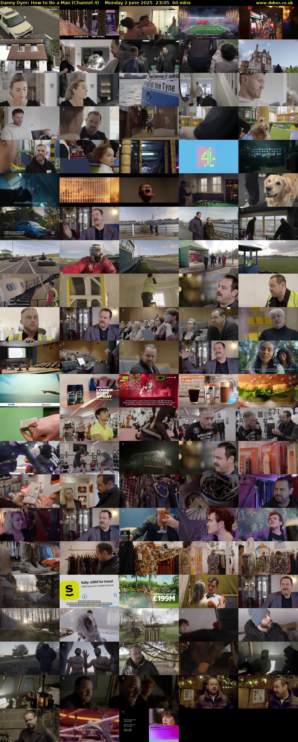 Danny Dyer: How to Be a Man (Channel 4) Monday 2 June 2025 23:05 - 00:05