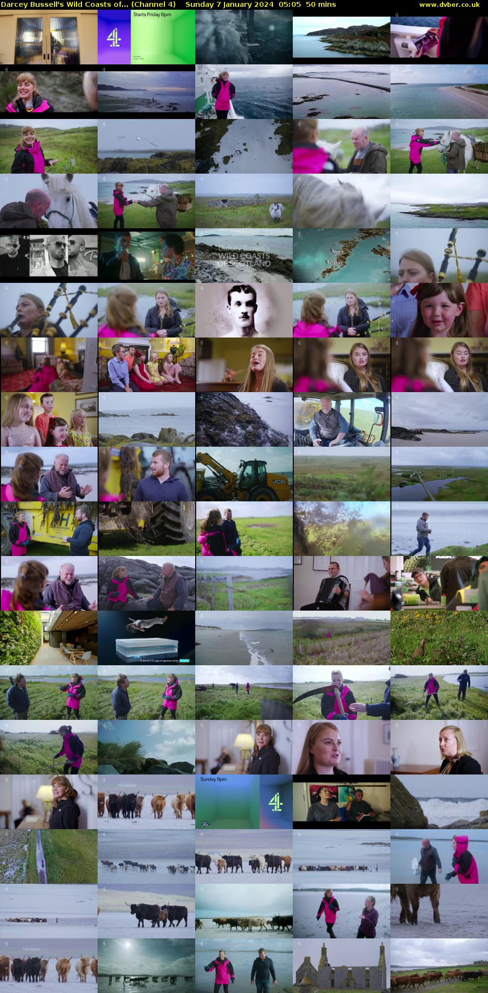 Darcey Bussell's Wild Coasts of... (Channel 4) Sunday 7 January 2024 05:05 - 05:55
