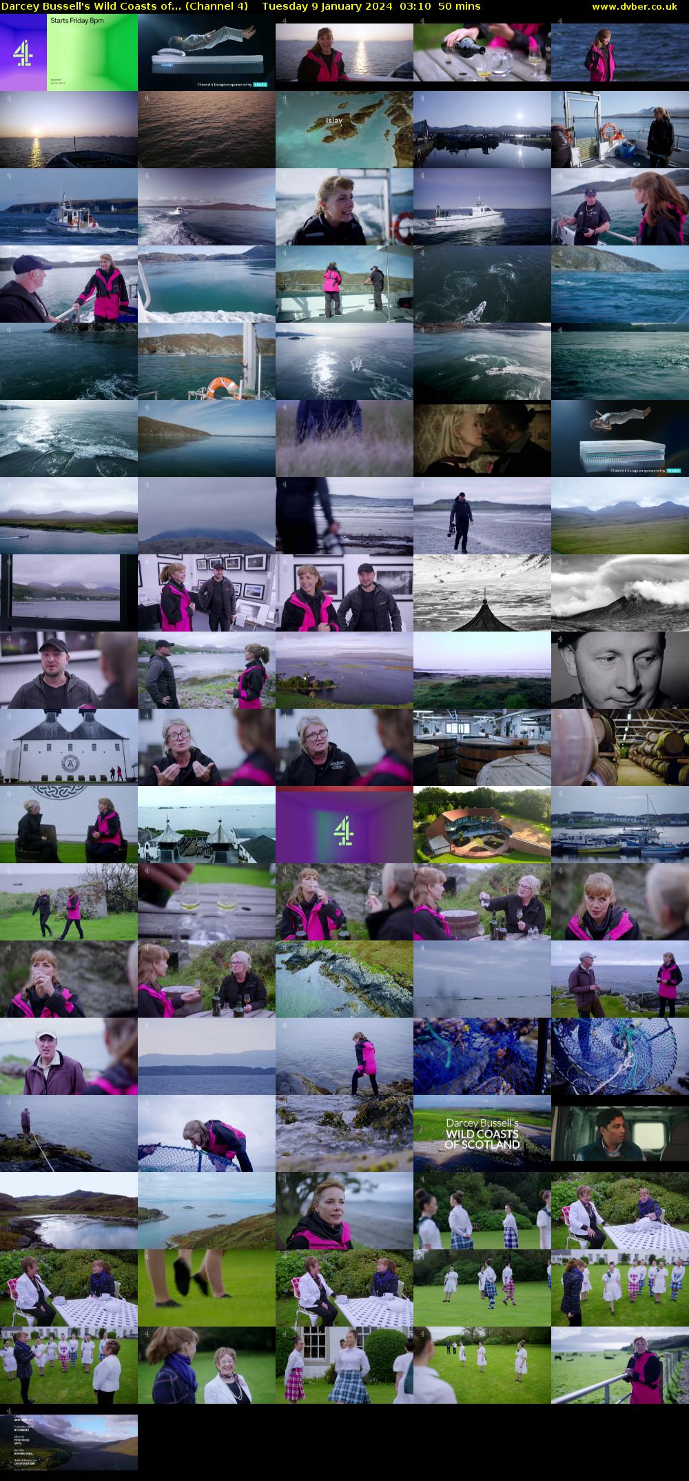 Darcey Bussell's Wild Coasts of... (Channel 4) Tuesday 9 January 2024 03:10 - 04:00