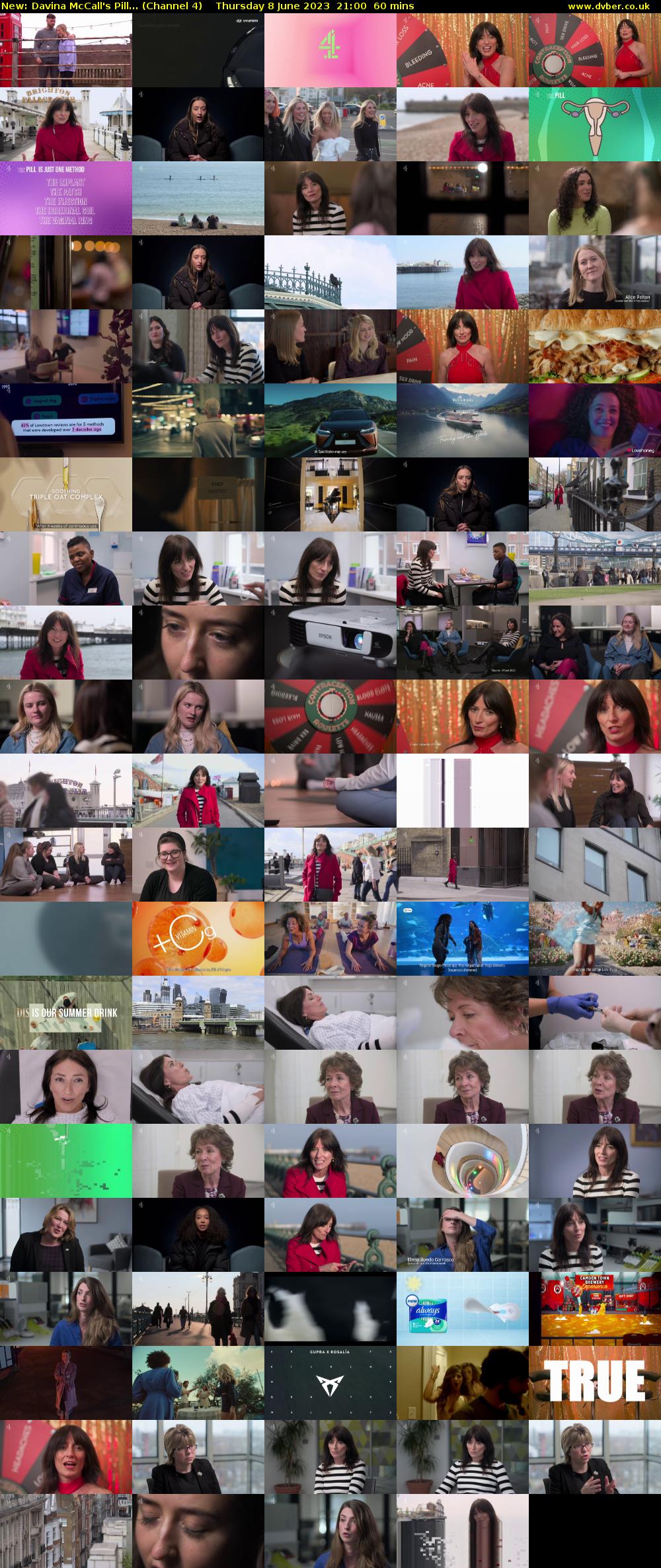 Davina McCall's Pill... (Channel 4) Thursday 8 June 2023 21:00 - 22:00