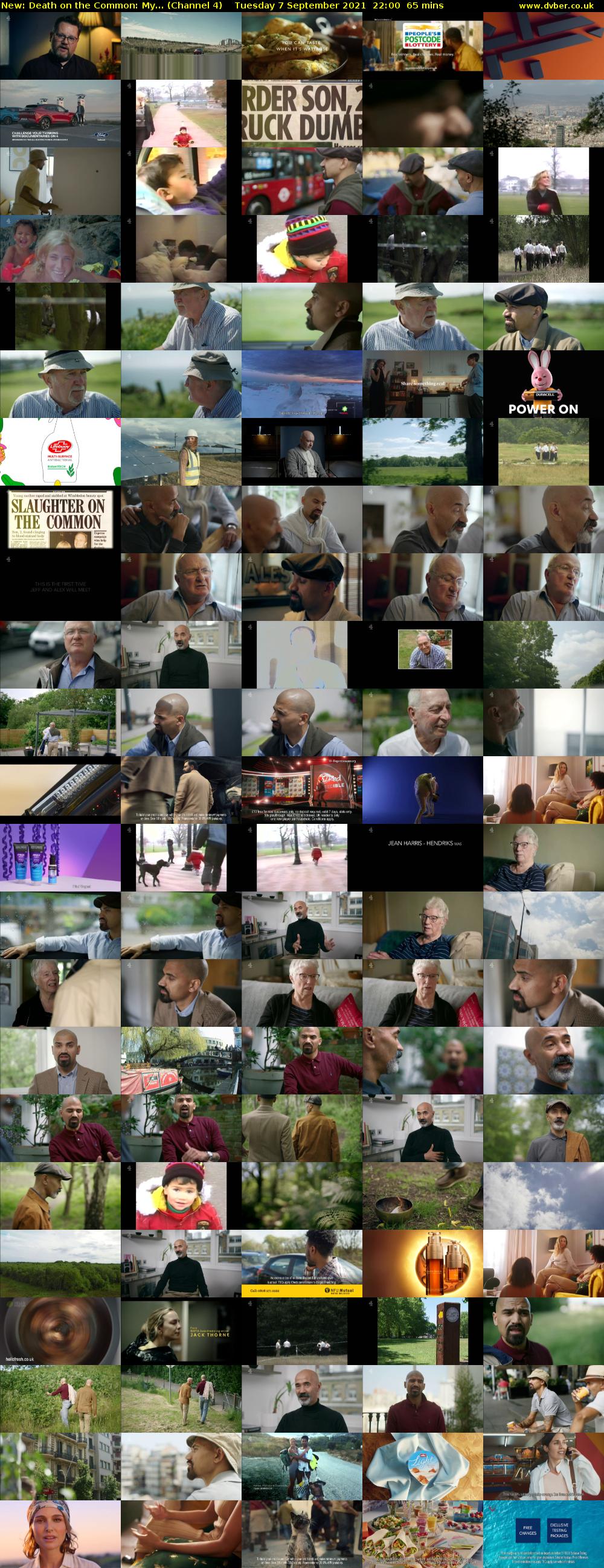Death on the Common: My... (Channel 4) Tuesday 7 September 2021 22:00 - 23:05