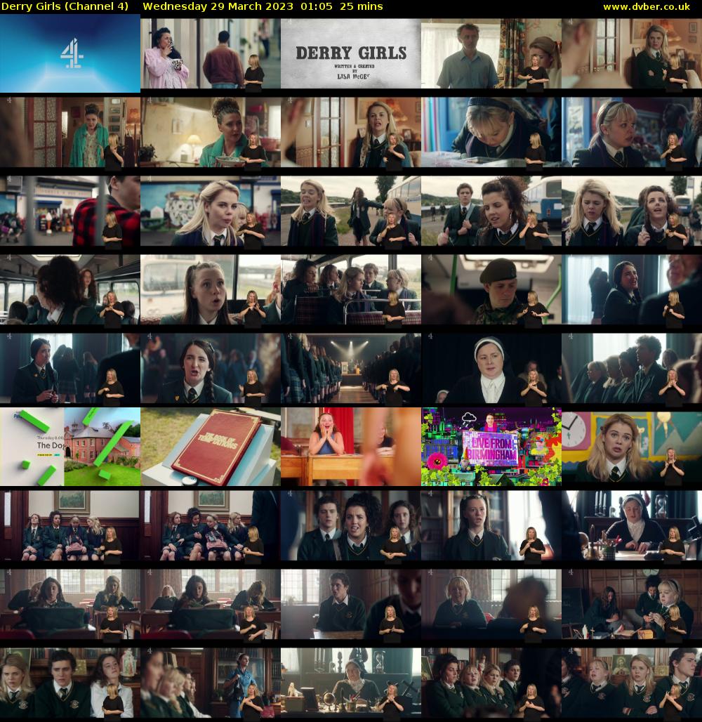 Derry Girls (Channel 4) Wednesday 29 March 2023 01:05 - 01:30