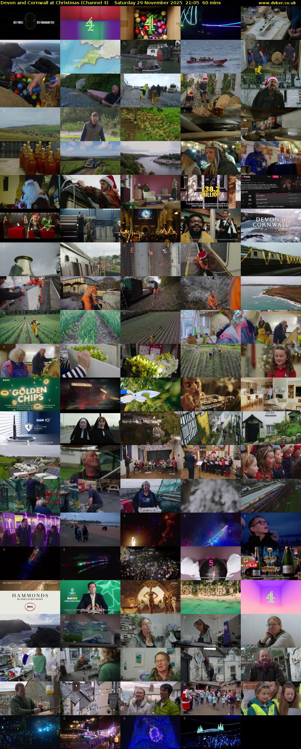 Devon and Cornwall at Christmas (Channel 4) Saturday 29 November 2025 21:05 - 22:05
