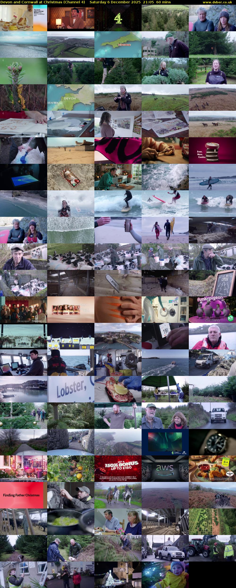 Devon and Cornwall at Christmas (Channel 4) Saturday 6 December 2025 21:05 - 22:05