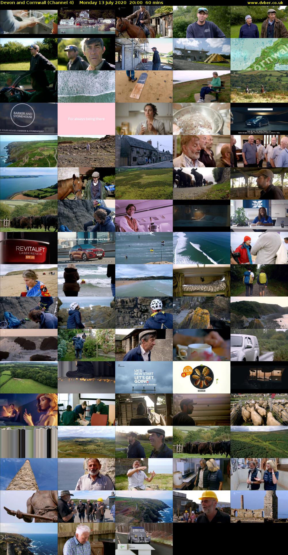Devon and Cornwall (Channel 4) Monday 13 July 2020 20:00 - 21:00