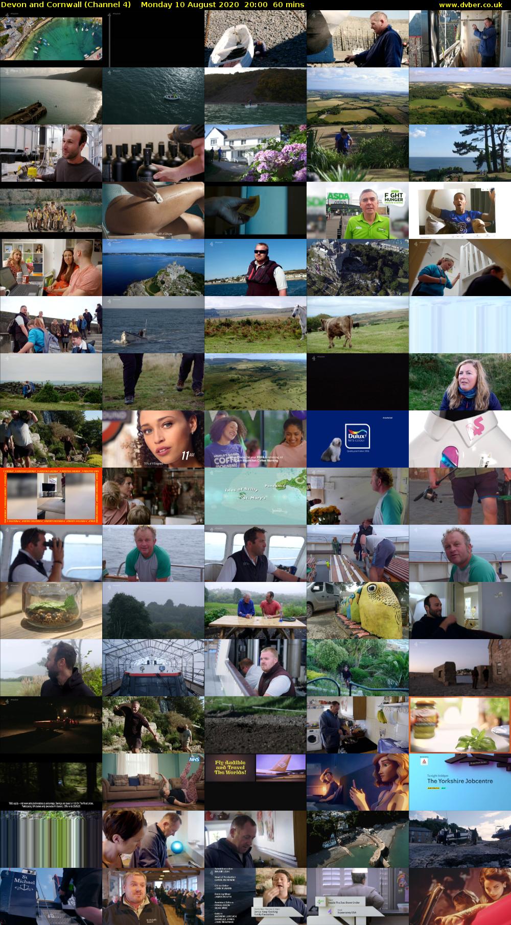 Devon and Cornwall (Channel 4) Monday 10 August 2020 20:00 - 21:00