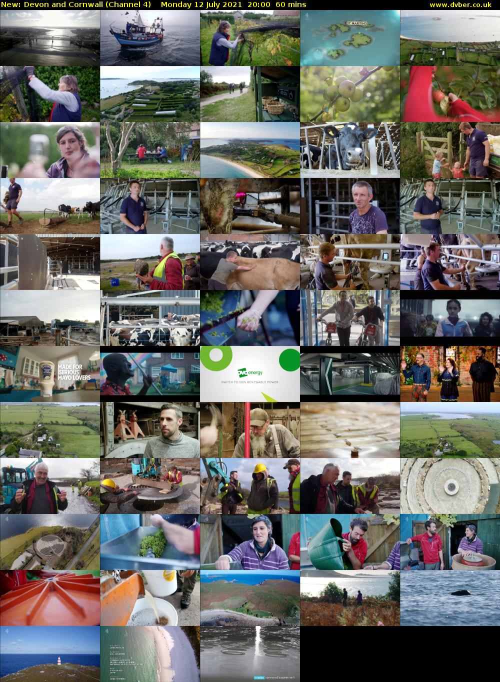 Devon and Cornwall (Channel 4) Monday 12 July 2021 20:00 - 21:00