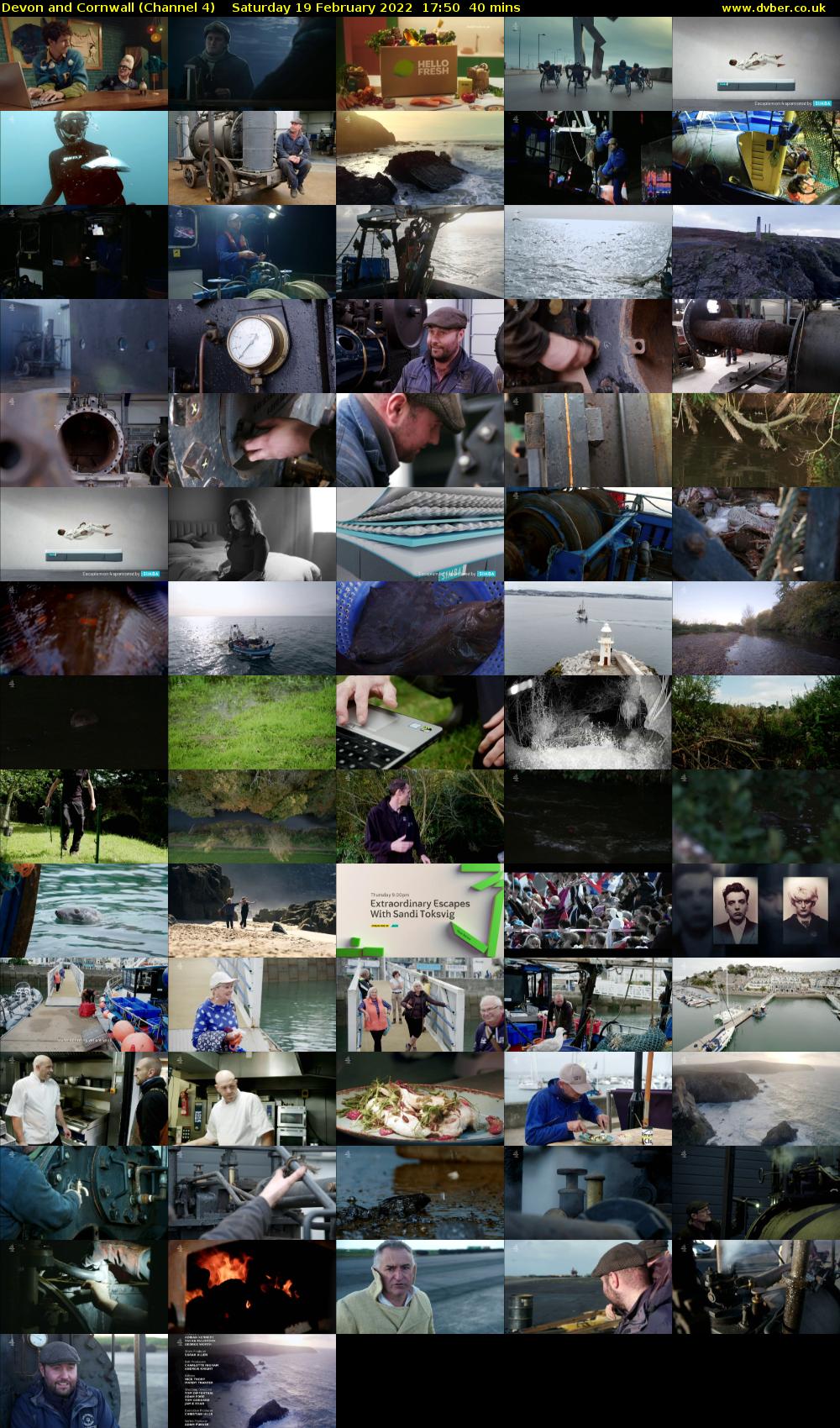 Devon and Cornwall (Channel 4) Saturday 19 February 2022 17:50 - 18:30