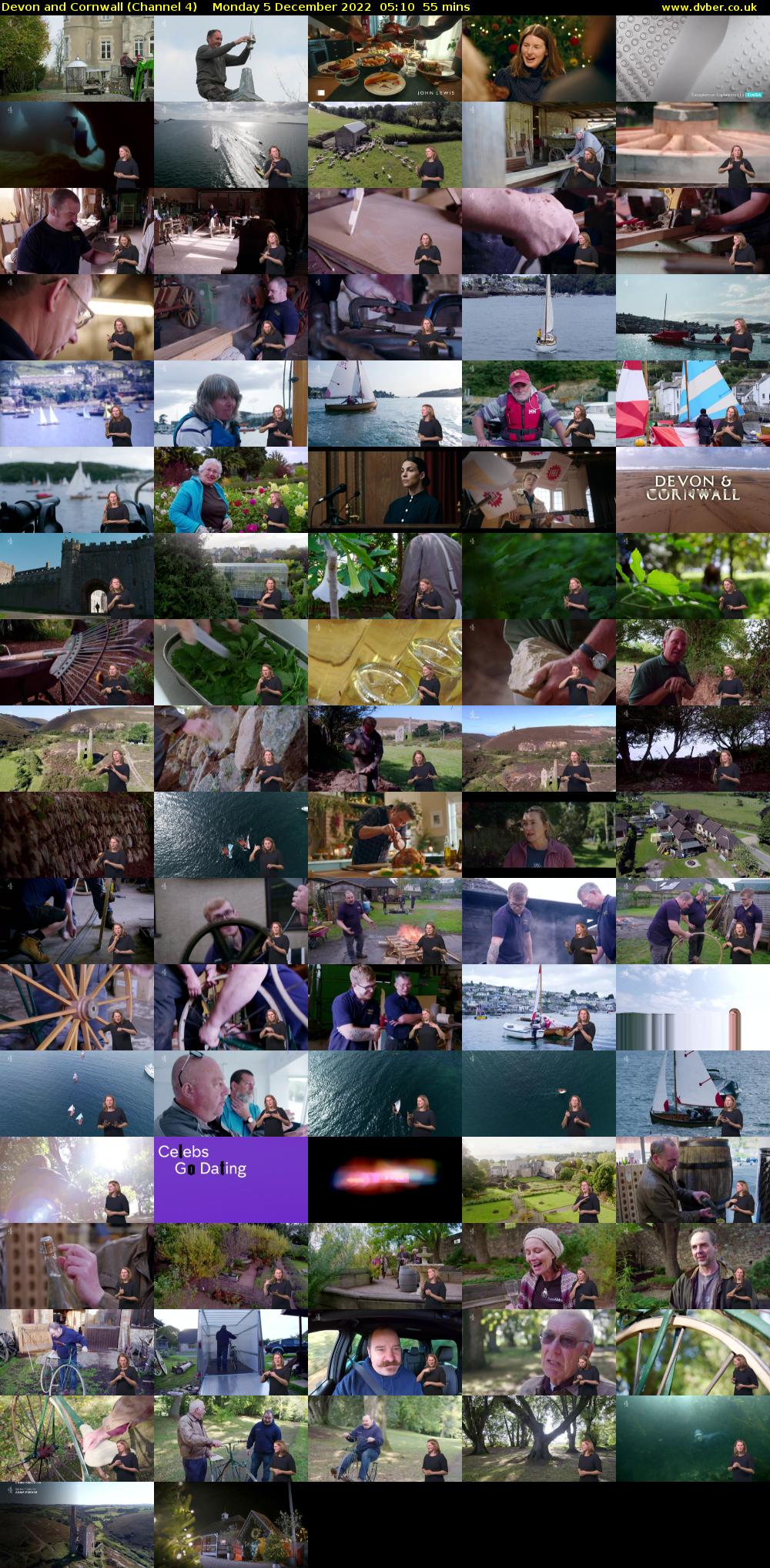 Devon and Cornwall (Channel 4) Monday 5 December 2022 05:10 - 06:05