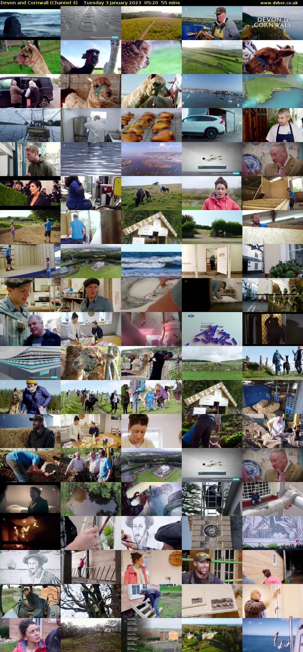 Devon and Cornwall (Channel 4) Tuesday 3 January 2023 05:20 - 06:15