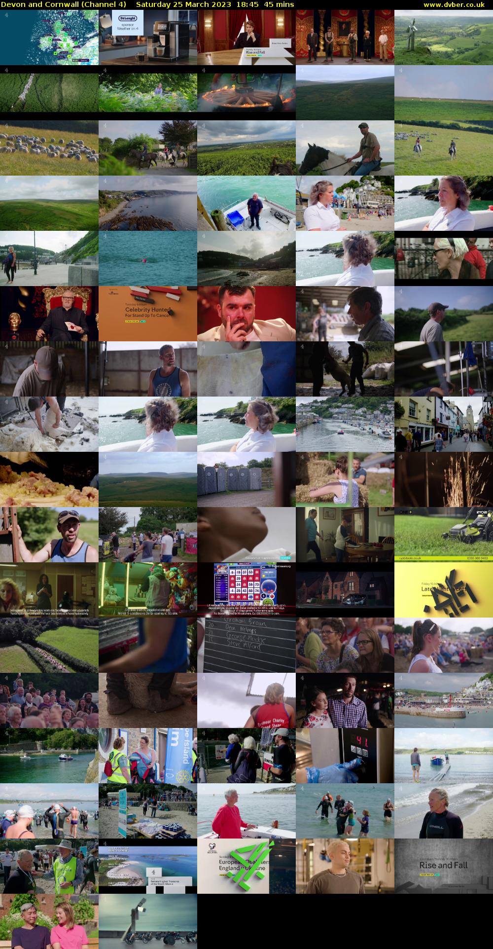 Devon and Cornwall (Channel 4) Saturday 25 March 2023 18:45 - 19:30