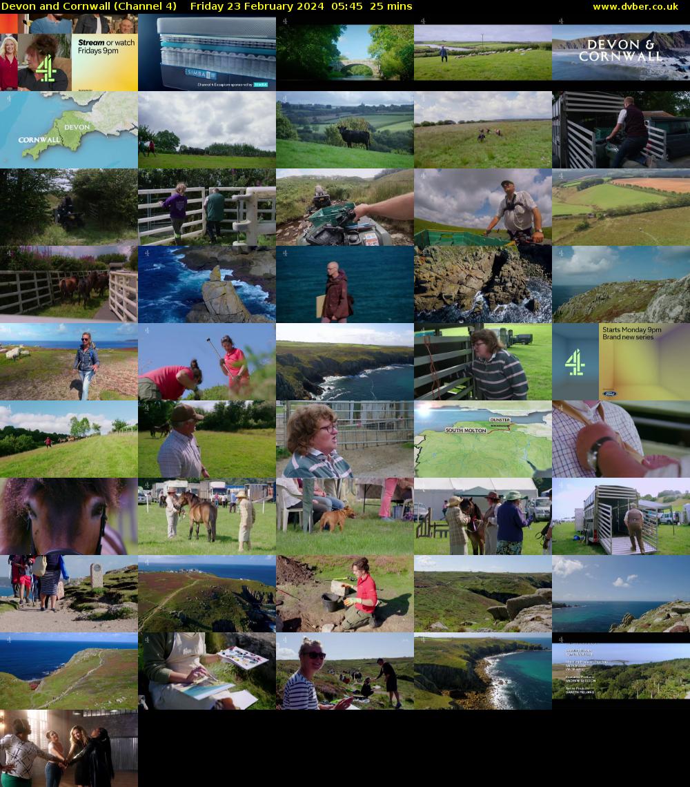 Devon and Cornwall (Channel 4) Friday 23 February 2024 05:45 - 06:10