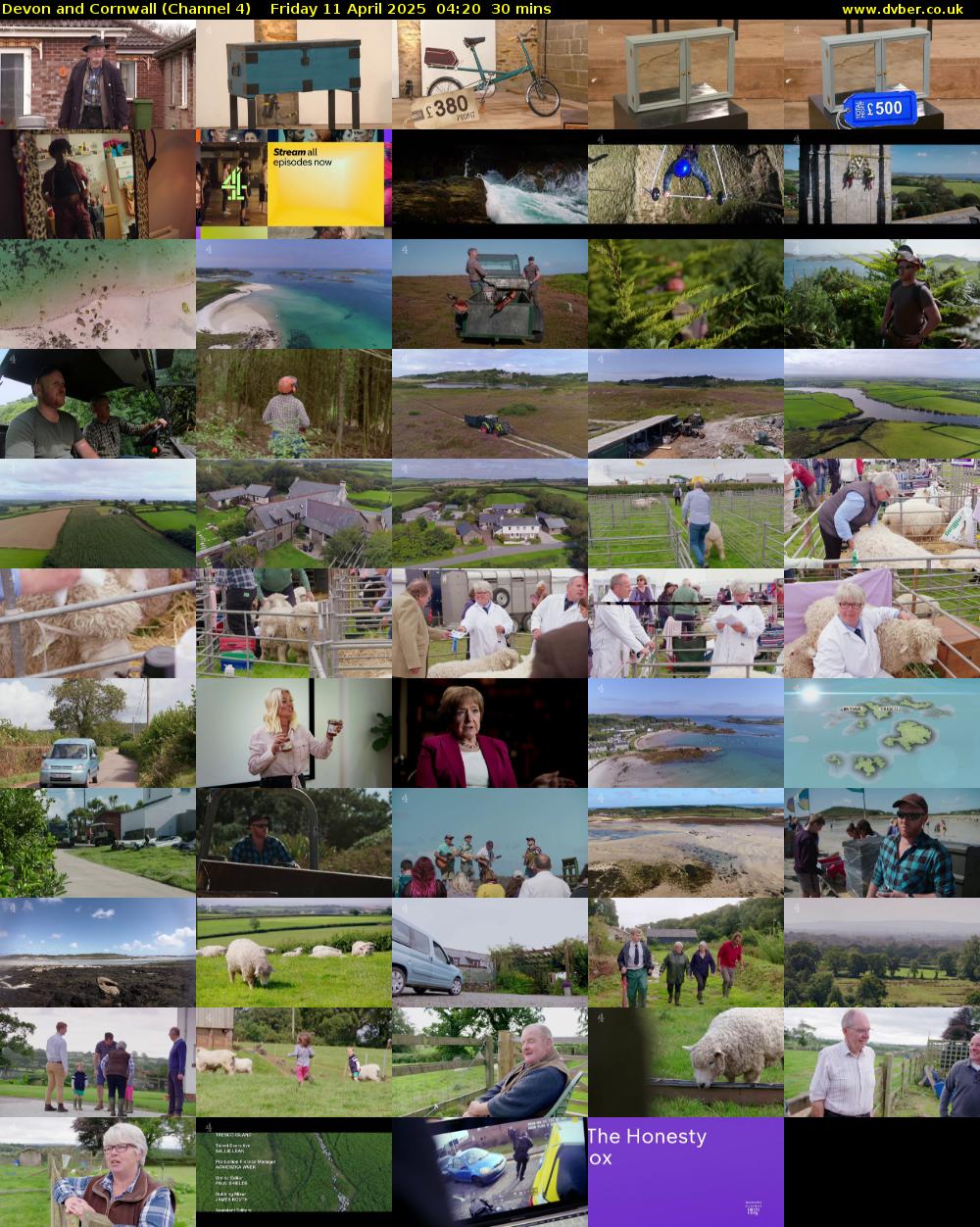 Devon and Cornwall (Channel 4) Friday 11 April 2025 04:20 - 04:50