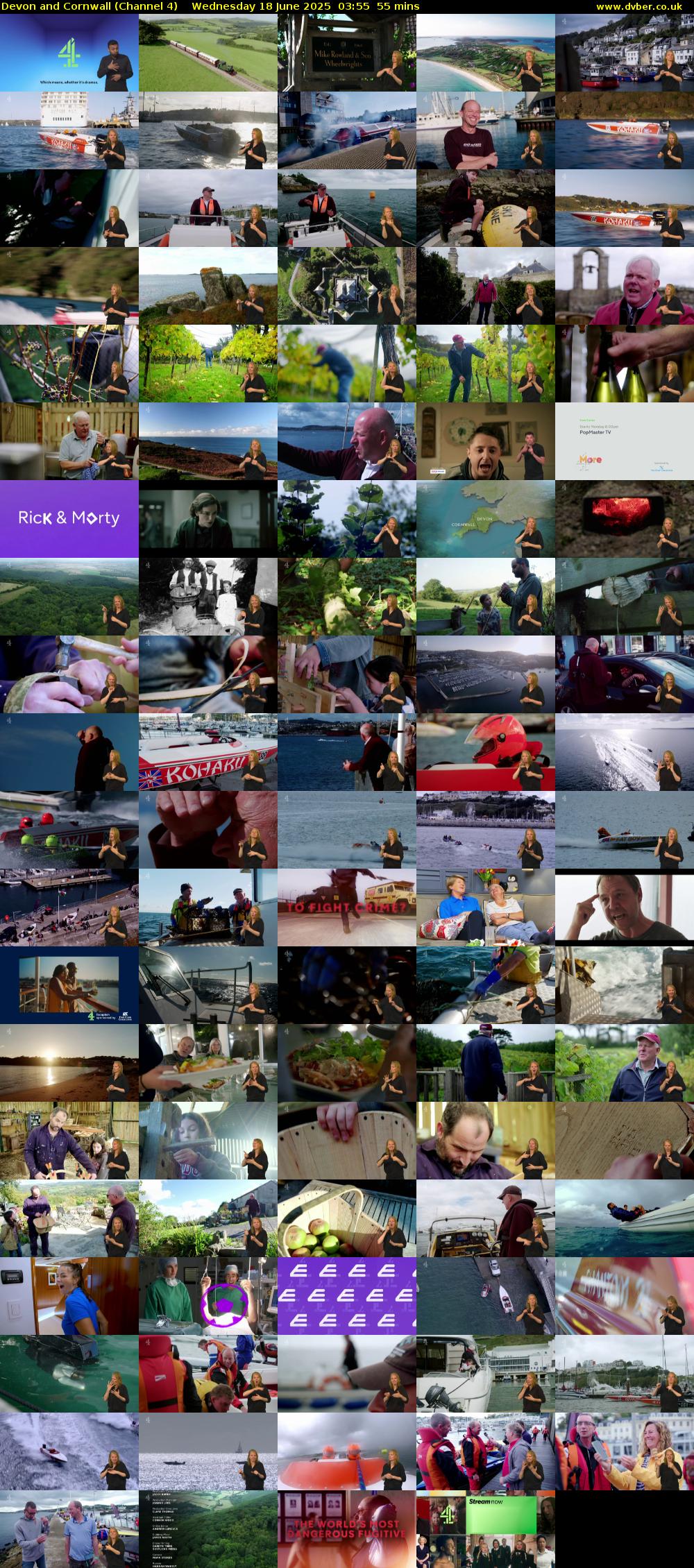 Devon and Cornwall (Channel 4) Wednesday 18 June 2025 03:55 - 04:50