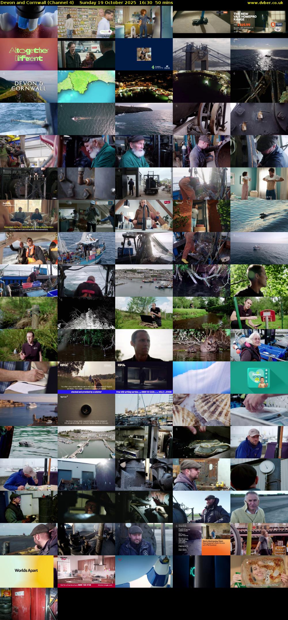 Devon and Cornwall (Channel 4) Sunday 19 October 2025 16:30 - 17:20