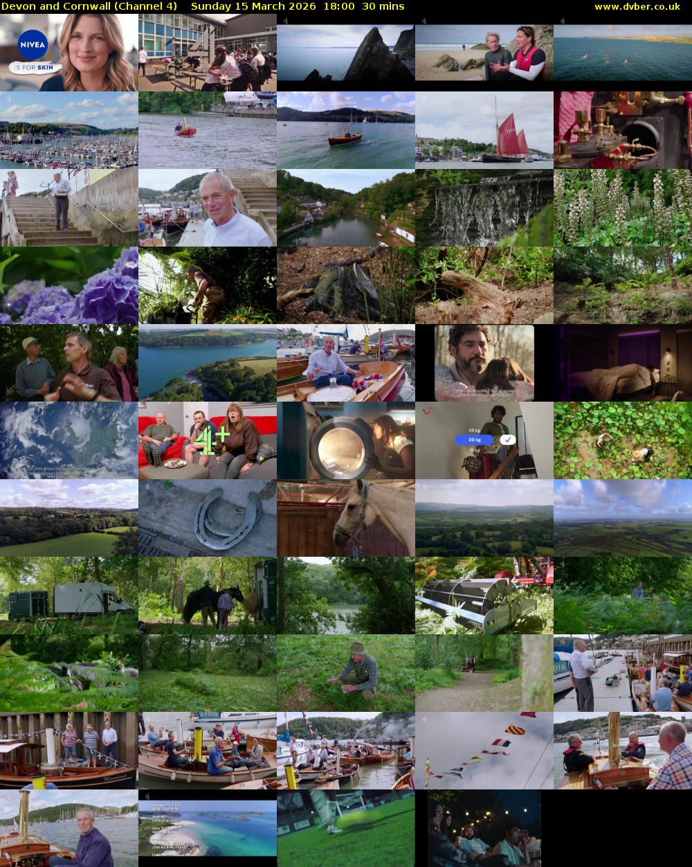 Devon and Cornwall (Channel 4) Sunday 15 March 2026 18:00 - 18:30