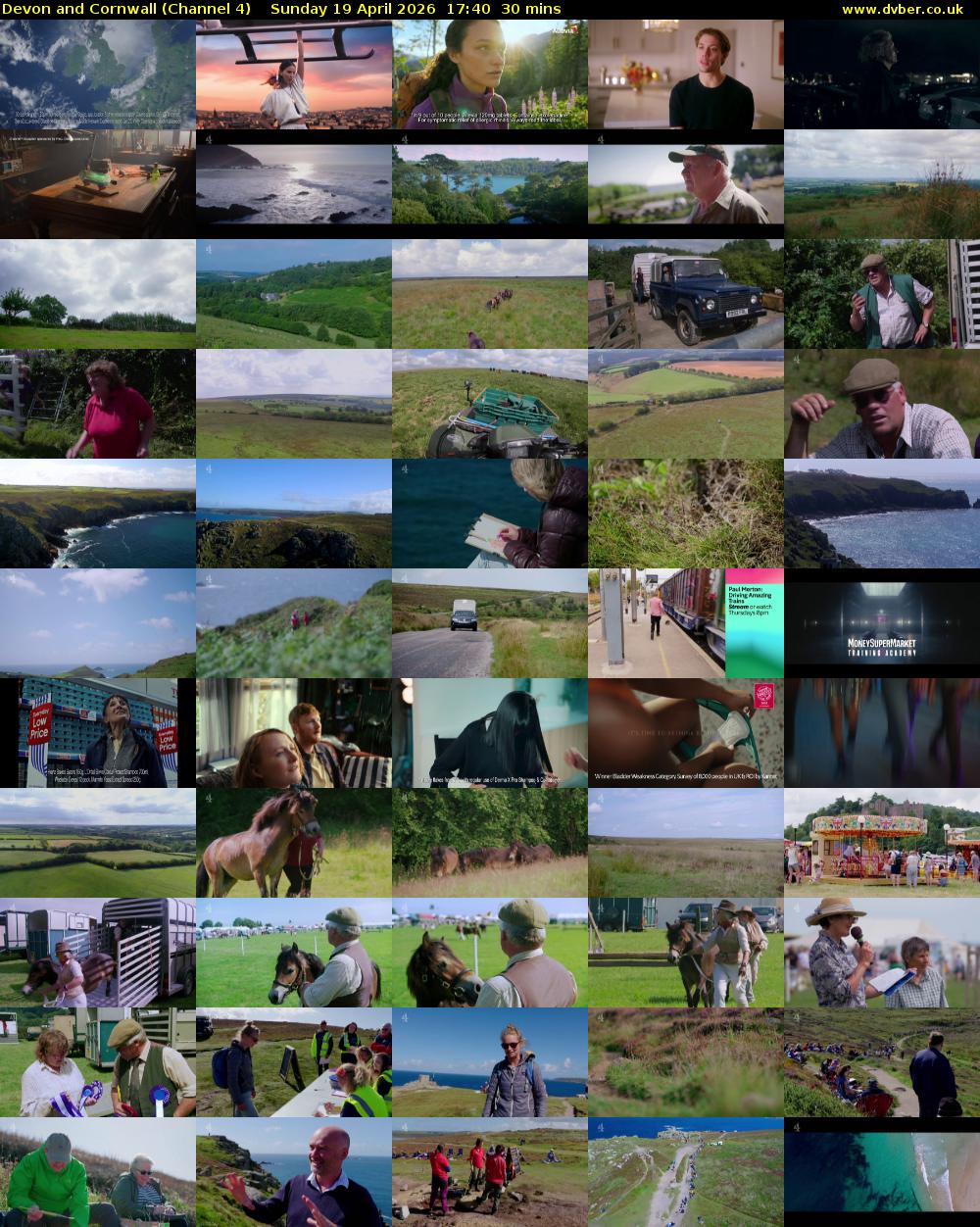 Devon and Cornwall (Channel 4) Sunday 19 April 2026 17:40 - 18:10