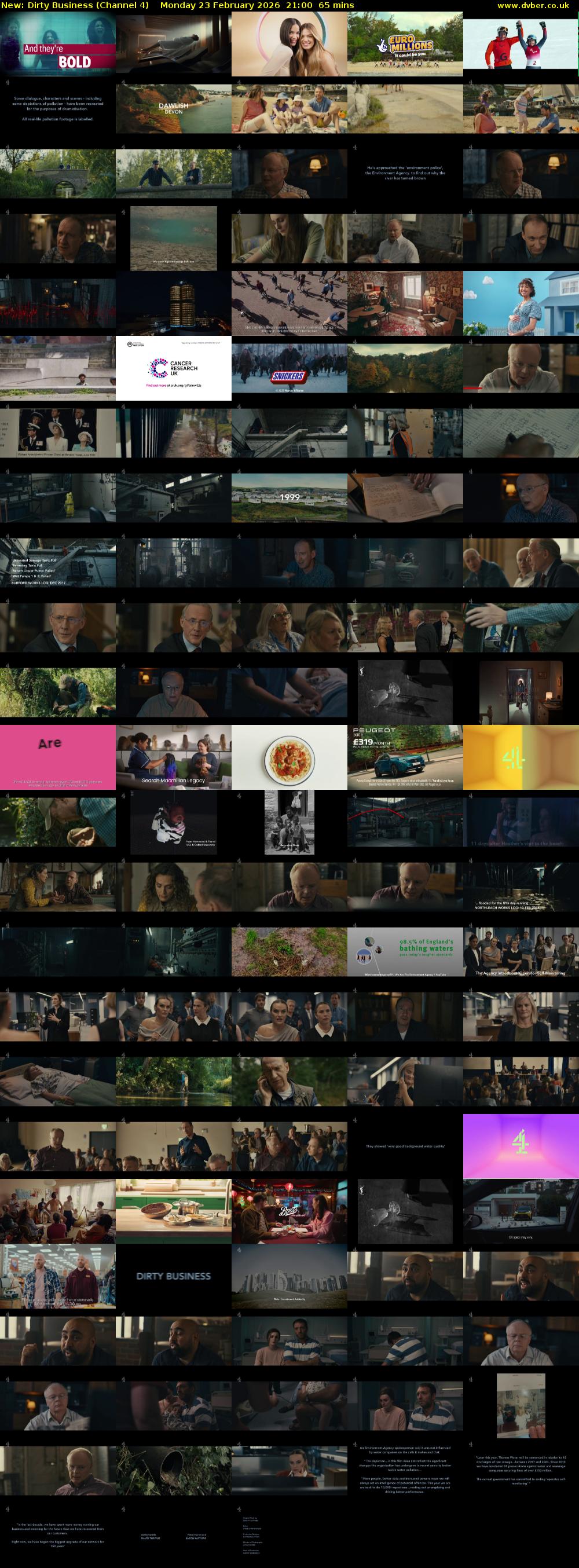 Dirty Business (Channel 4) Monday 23 February 2026 21:00 - 22:05