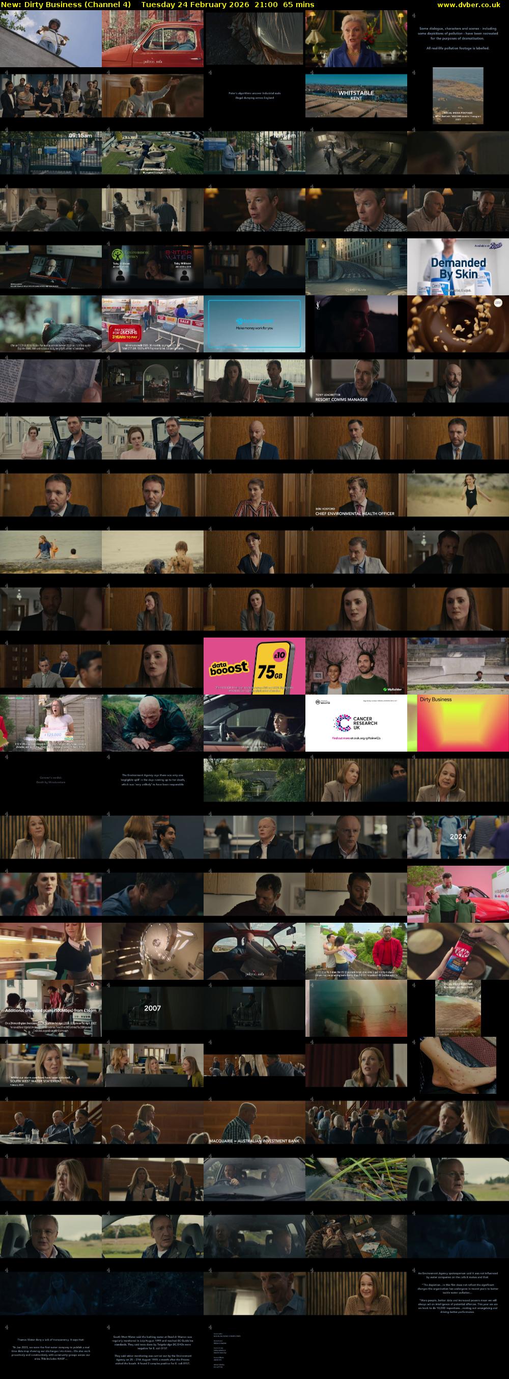 Dirty Business (Channel 4) Tuesday 24 February 2026 21:00 - 22:05