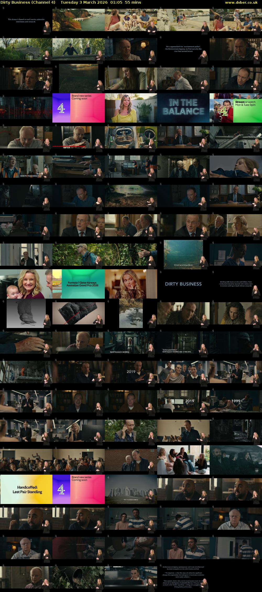 Dirty Business (Channel 4) Tuesday 3 March 2026 01:05 - 02:00