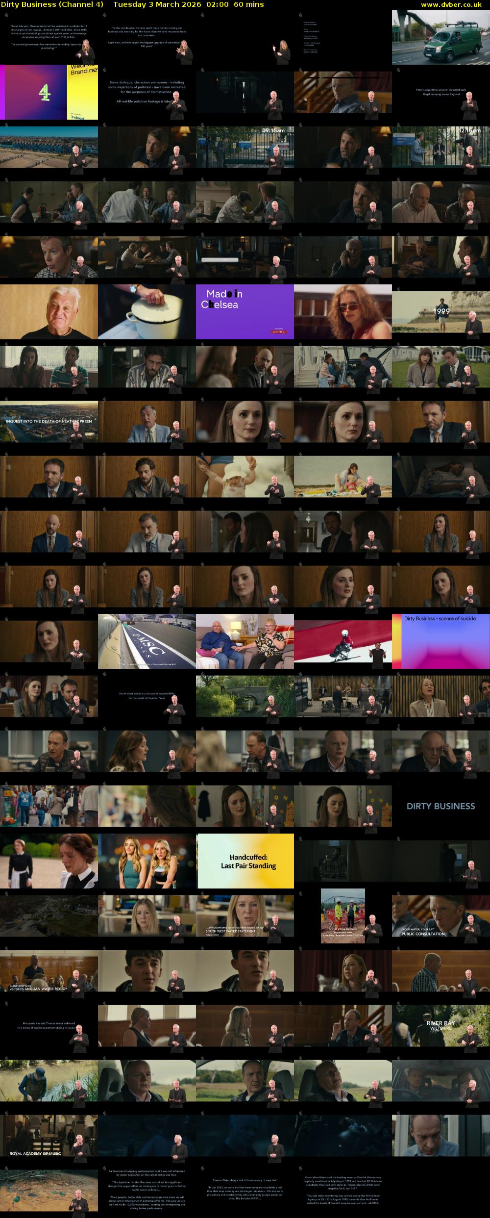 Dirty Business (Channel 4) Tuesday 3 March 2026 02:00 - 03:00