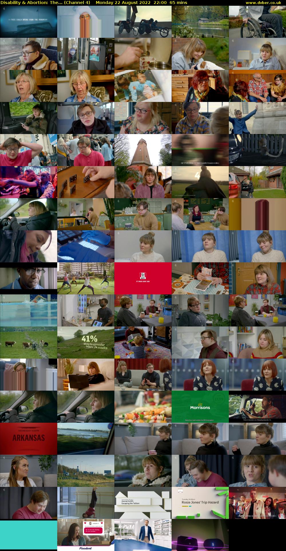 Disability & Abortion: The... (Channel 4) Monday 22 August 2022 22:00 - 23:05