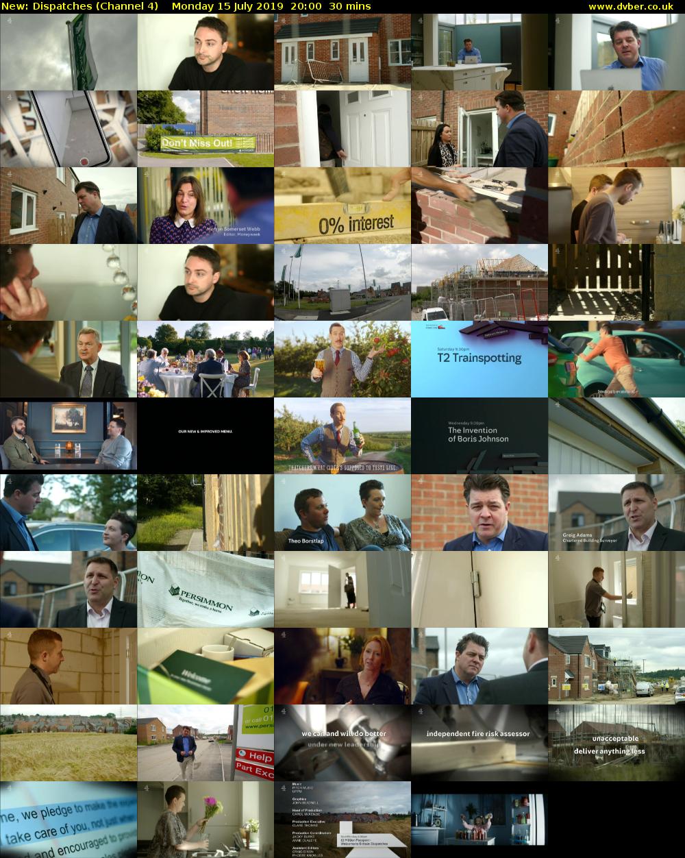 Dispatches (Channel 4) Monday 15 July 2019 20:00 - 20:30