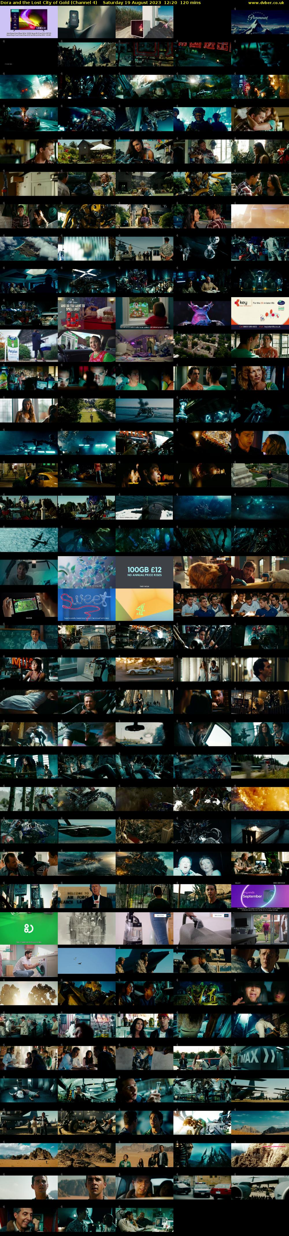 Dora and the Lost City of Gold (Channel 4) Saturday 19 August 2023 12:20 - 14:20
