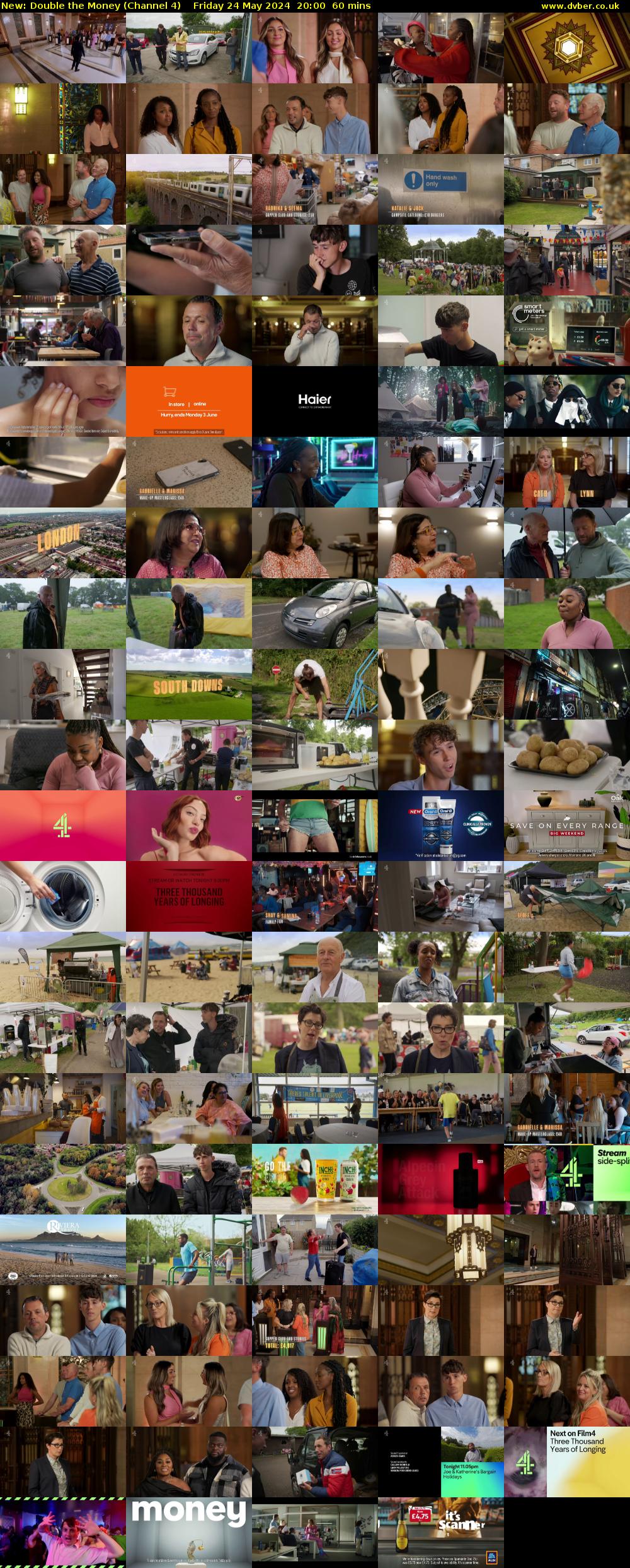 Double the Money (Channel 4) Friday 24 May 2024 20:00 - 21:00