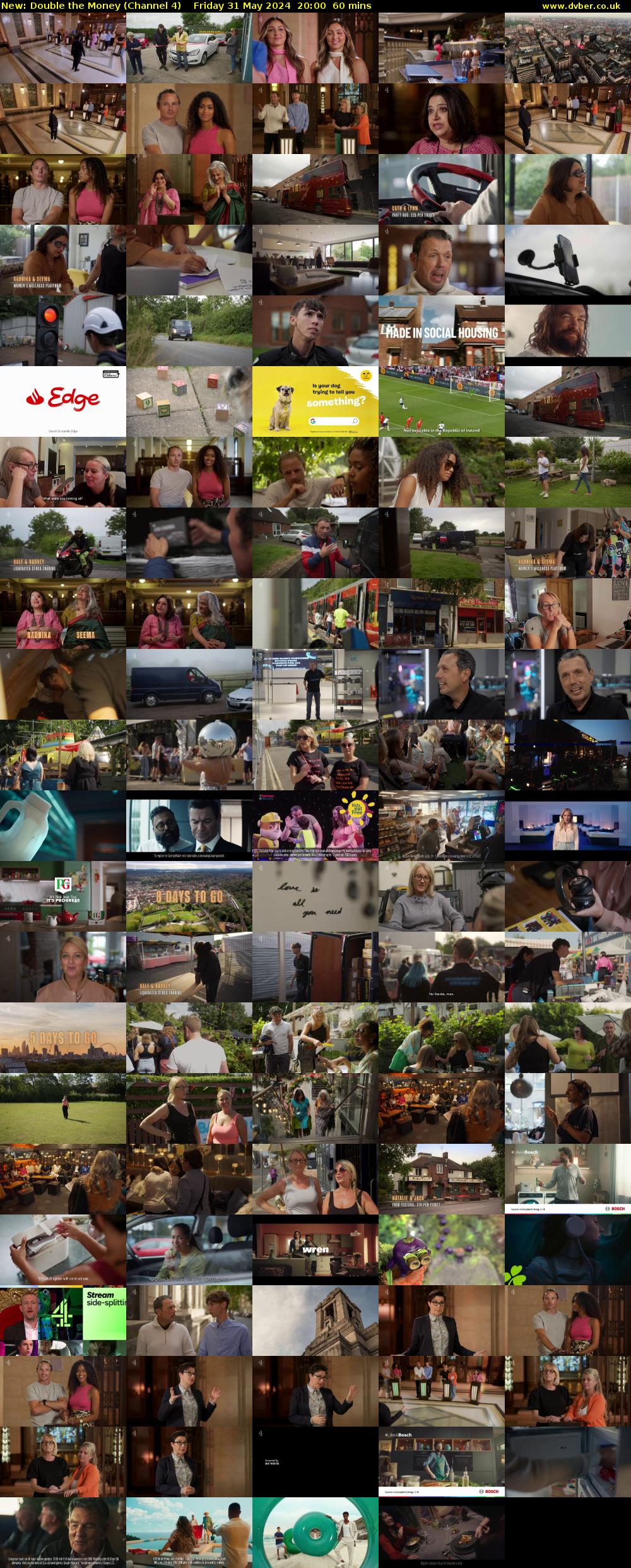 Double the Money (Channel 4) Friday 31 May 2024 20:00 - 21:00