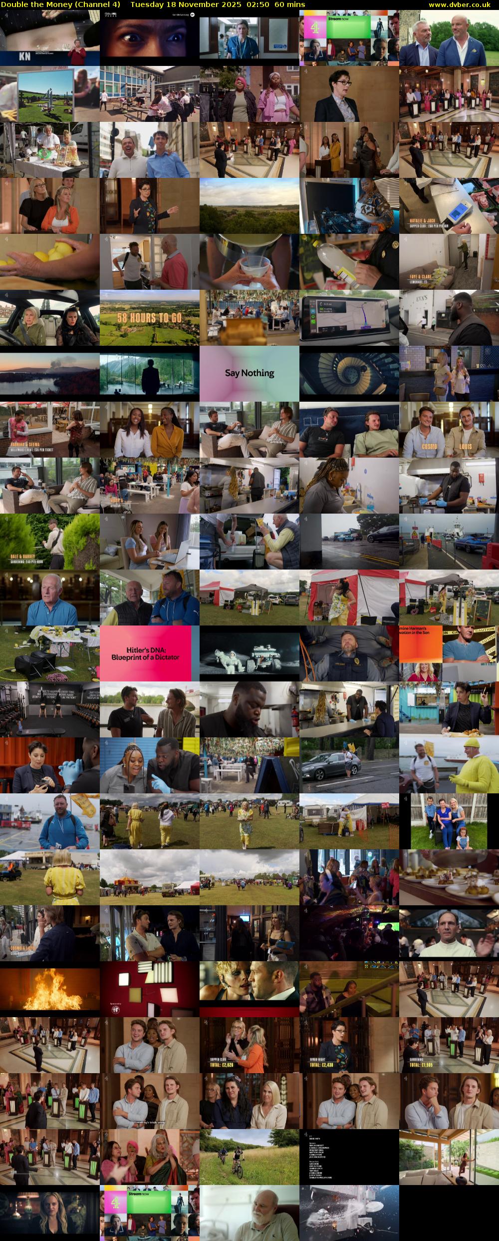 Double the Money (Channel 4) Tuesday 18 November 2025 02:50 - 03:50