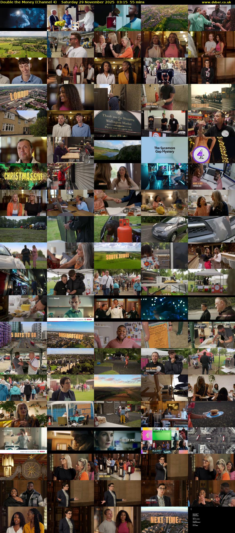 Double the Money (Channel 4) Saturday 29 November 2025 03:15 - 04:10