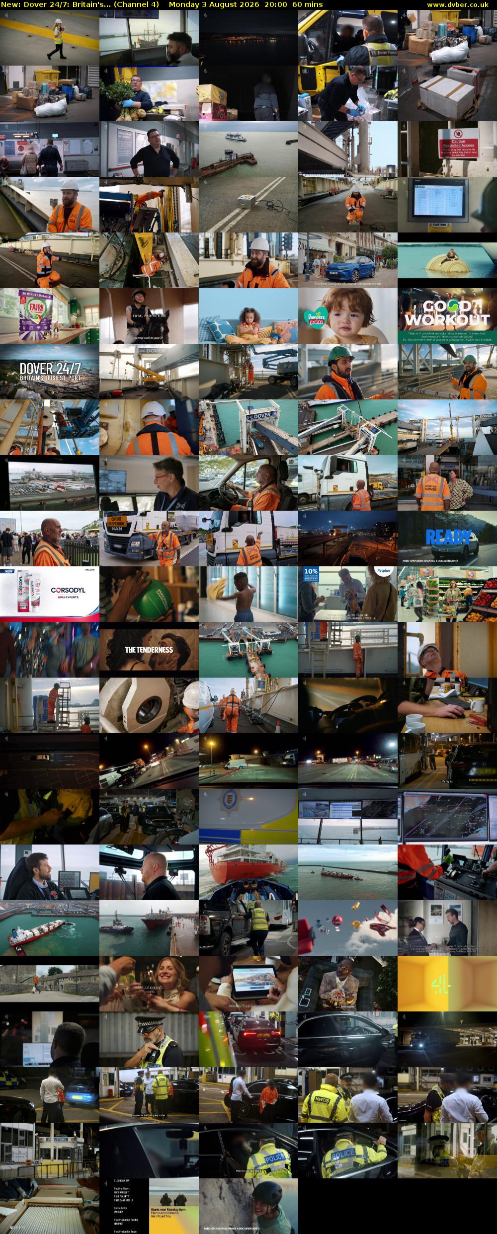 Dover 24/7: Britain's... (Channel 4) Monday 3 August 2026 20:00 - 21:00