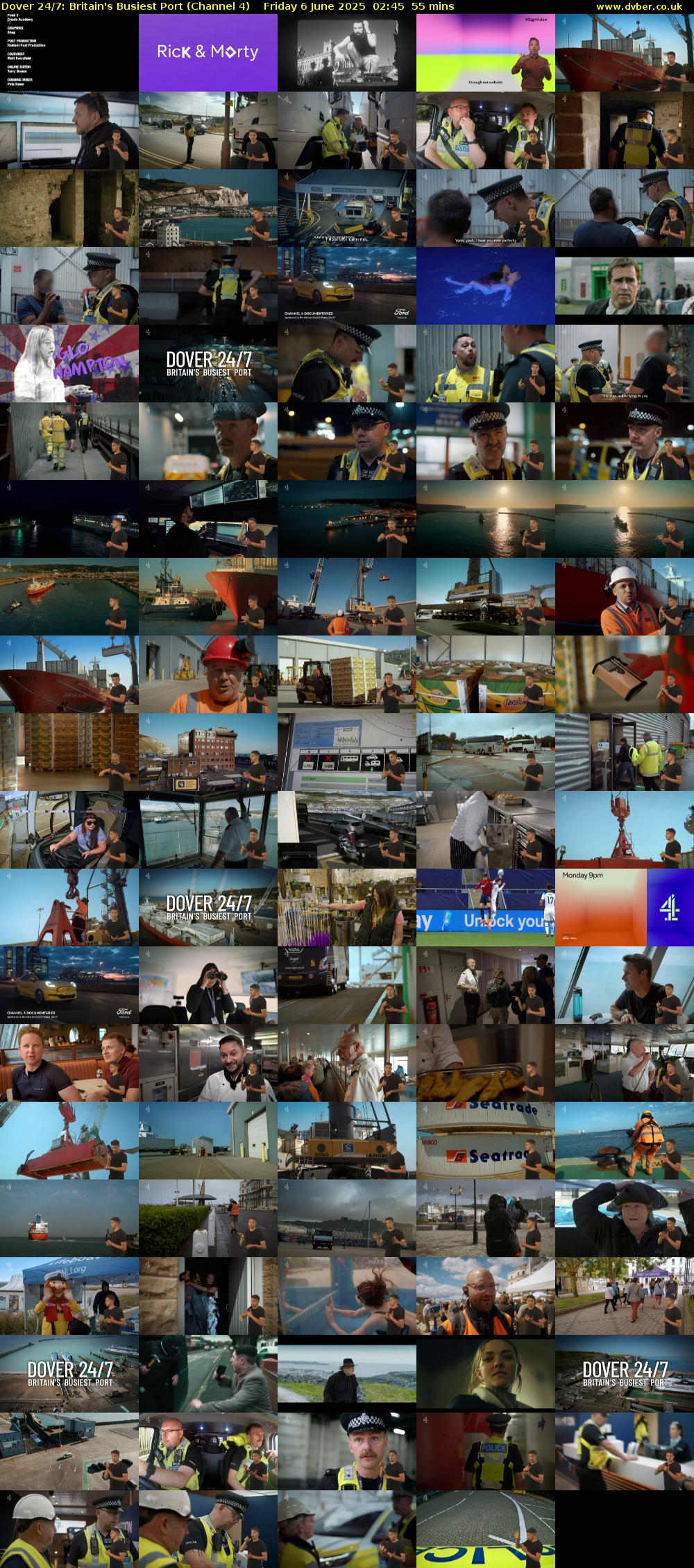 Dover 24/7: Britain's Busiest Port (Channel 4) Friday 6 June 2025 02:45 - 03:40