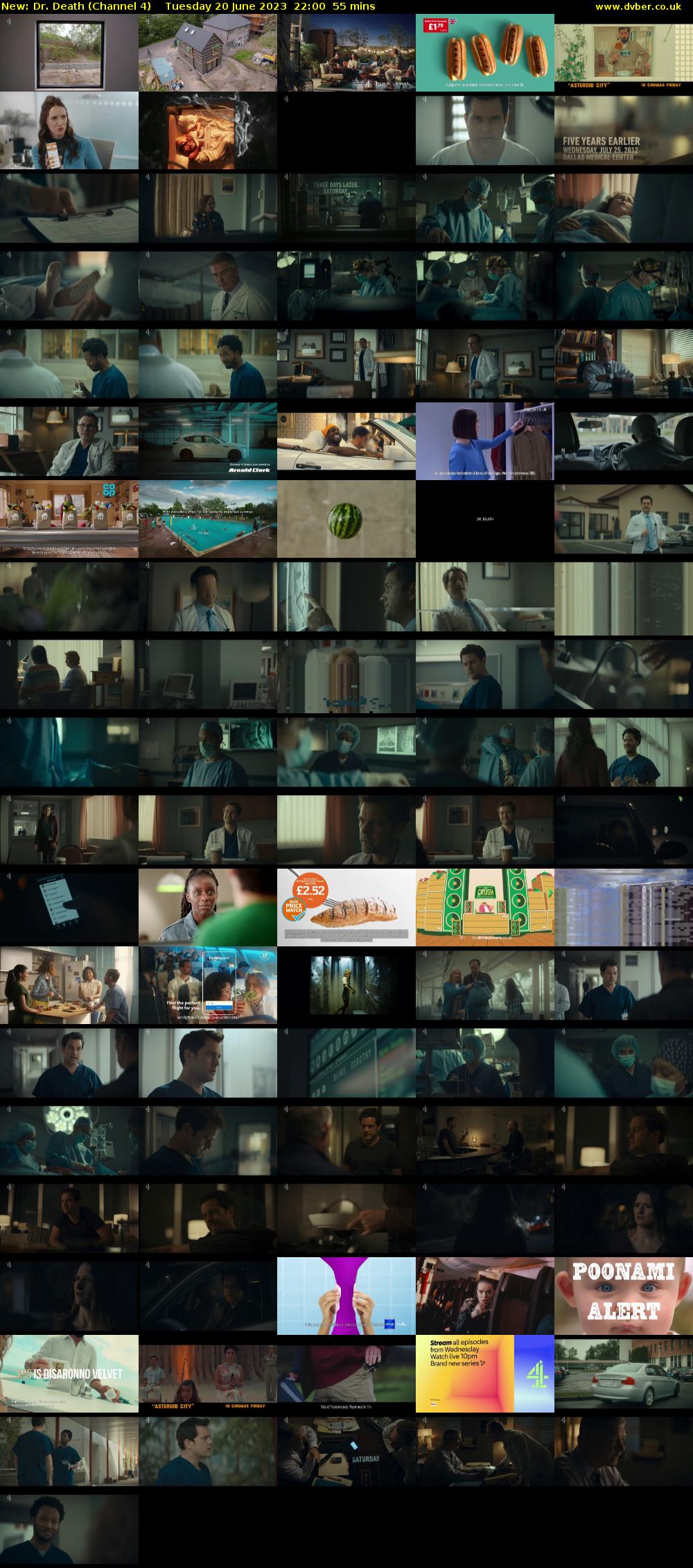 Dr. Death (Channel 4) Tuesday 20 June 2023 22:00 - 22:55