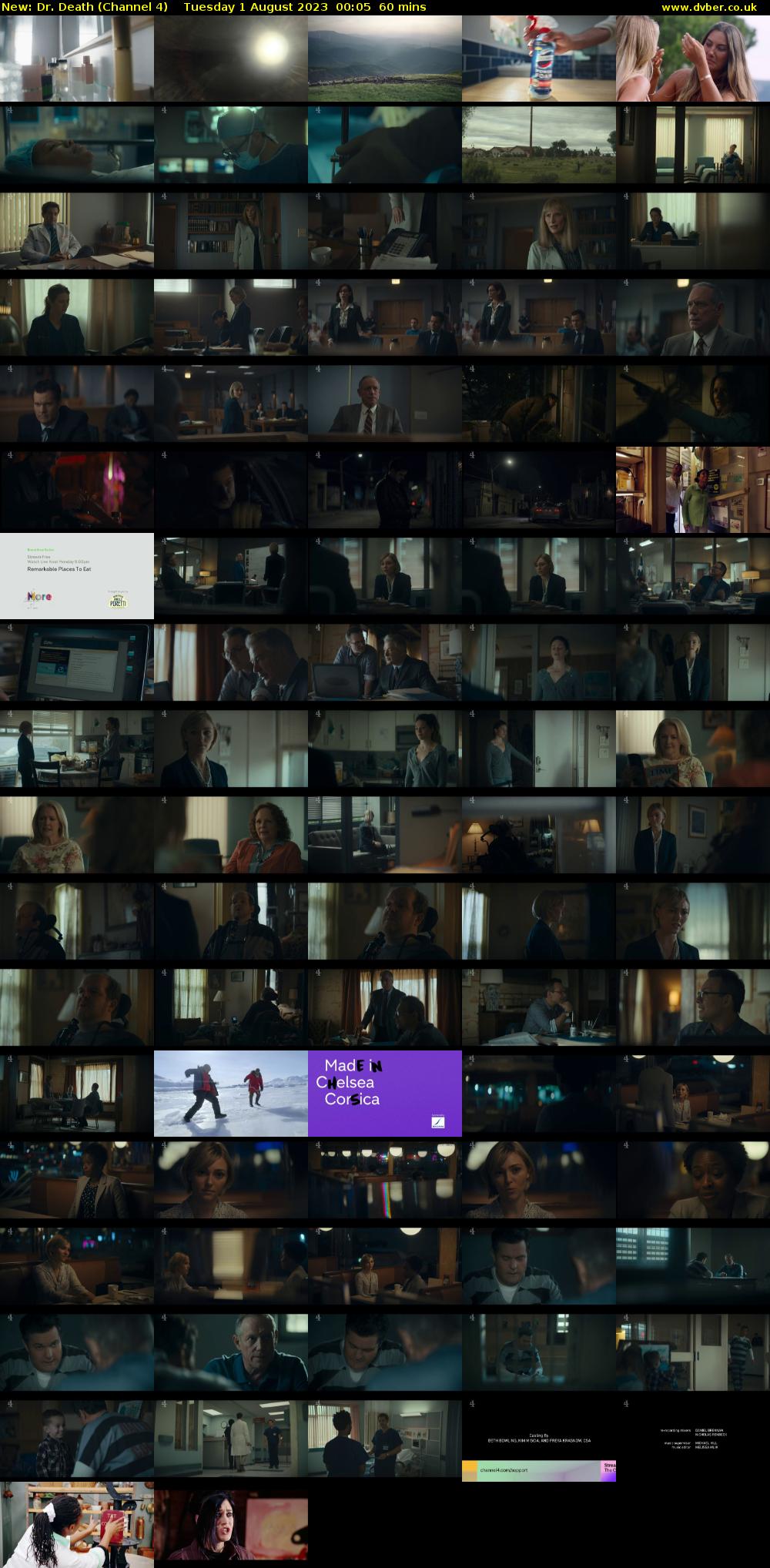 Dr. Death (Channel 4) Tuesday 1 August 2023 00:05 - 01:05