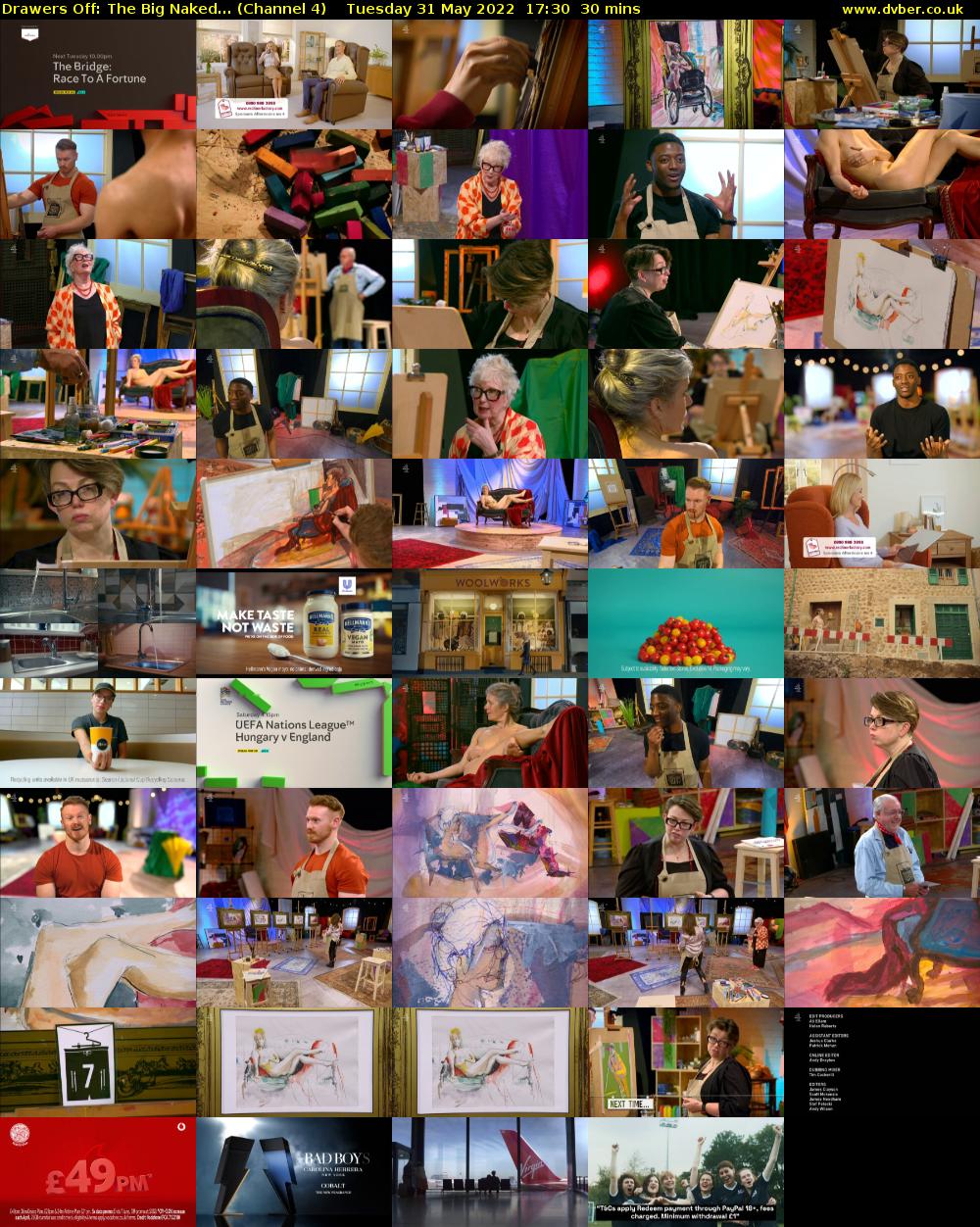 Drawers Off: The Big Naked... (Channel 4) Tuesday 31 May 2022 17:30 - 18:00