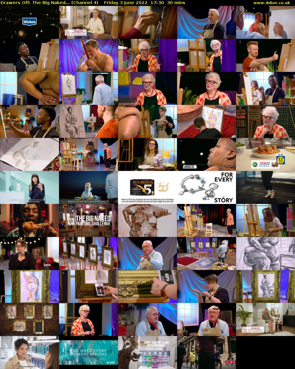 Drawers Off: The Big Naked... (Channel 4) Friday 3 June 2022 17:30 - 18:00
