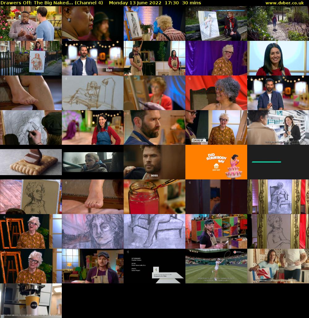 Drawers Off: The Big Naked... (Channel 4) Monday 13 June 2022 17:30 - 18:00