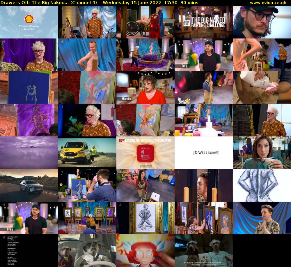Drawers Off: The Big Naked... (Channel 4) Wednesday 15 June 2022 17:30 - 18:00