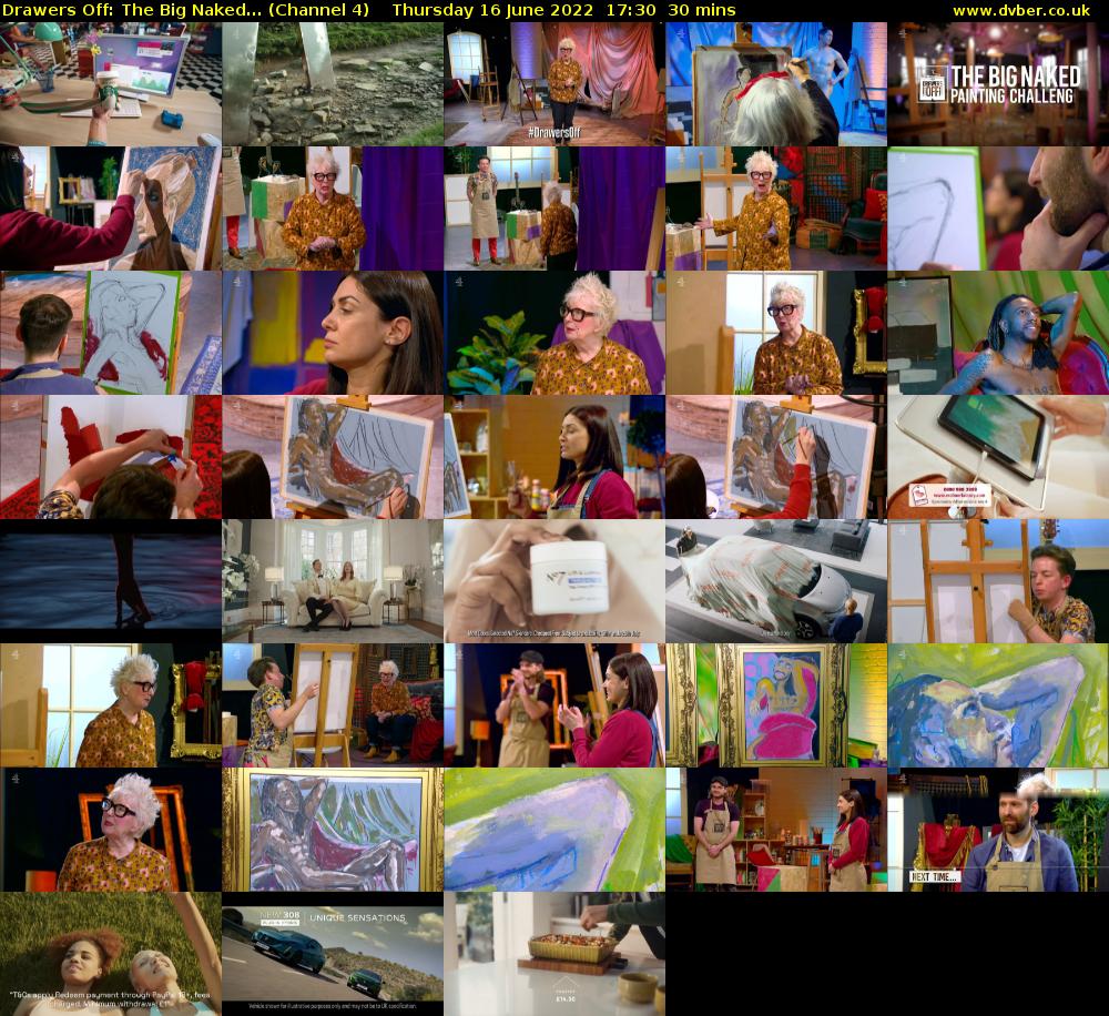 Drawers Off: The Big Naked... (Channel 4) Thursday 16 June 2022 17:30 - 18:00