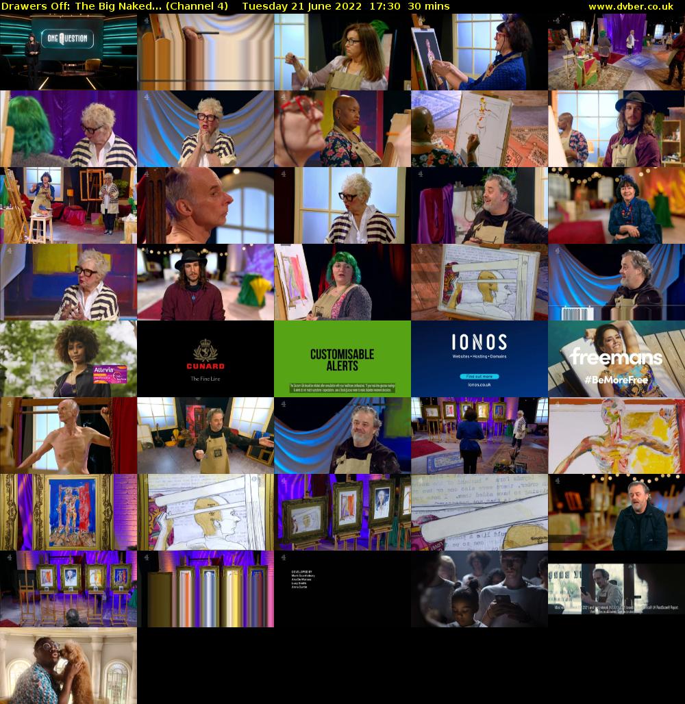 Drawers Off: The Big Naked... (Channel 4) Tuesday 21 June 2022 17:30 - 18:00